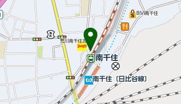 南千住(つくば) 西口 タクシー乗り場の地図画像