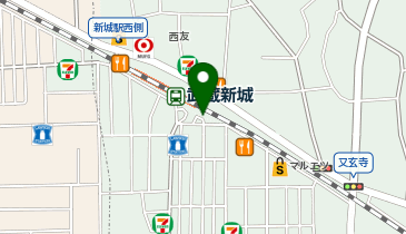武蔵新城 南口 タクシー乗り場の地図画像