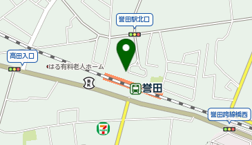 誉田 北口 タクシー乗り場の地図画像
