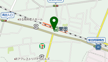 誉田 南口 タクシー乗り場の地図画像