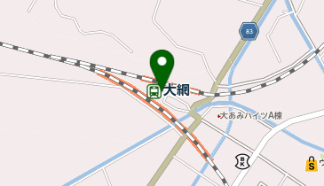 大網 駅前ロータリー タクシー乗り場の地図画像