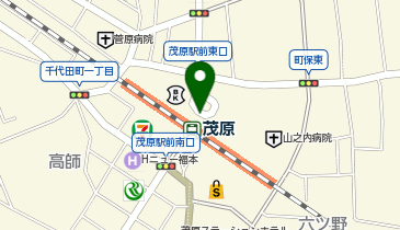 茂原 東口 タクシー乗り場の地図画像