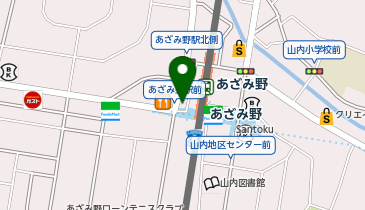 あざみ野 西口 タクシー乗り場の地図画像