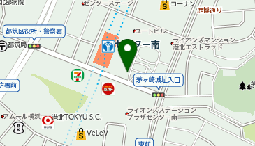 センター南 出口7 タクシー乗り場の地図画像