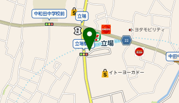 立場 出口2 タクシー乗り場の地図画像