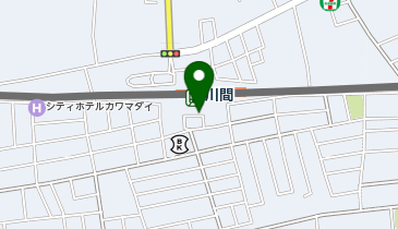 川間 南口 タクシー乗り場の地図画像