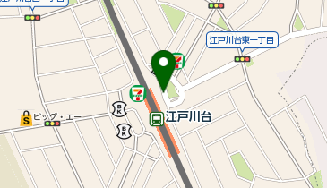 江戸川台 東口 タクシー乗り場の地図画像