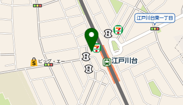 江戸川台 西口(セブンイレブン付近) タクシー乗り場の地図画像