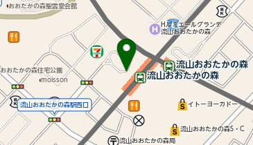 流山おおたかの森 西口 タクシー乗り場の地図画像