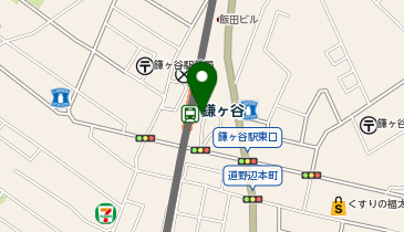 鎌ヶ谷 東口 タクシー乗り場の地図画像