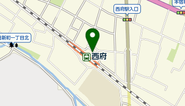 西府 北口 タクシー乗り場の地図画像