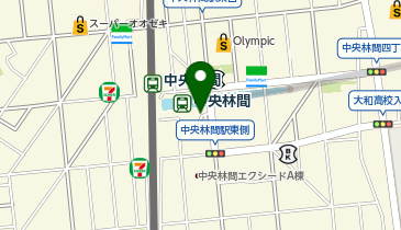 中央林間 田園都市線(正面口) タクシー乗り場の地図画像