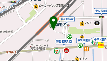 海老名(小田急・相鉄) 東口 タクシー乗り場の地図画像