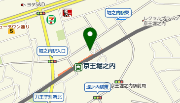 京王堀之内 交番前 タクシー乗り場の地図画像