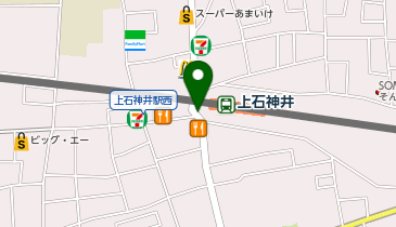 上石神井 南口 タクシー乗り場の地図画像