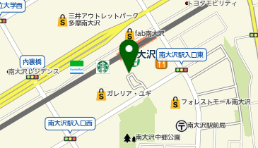 南大沢 イトーヨーカドー前 タクシー乗り場の地図画像