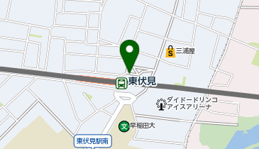 東伏見 北口 タクシー乗り場の地図画像