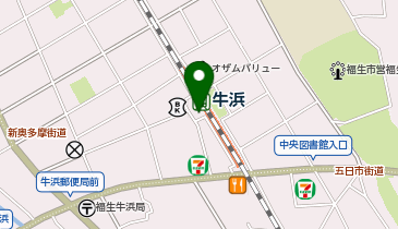 牛浜 西口 タクシー乗り場の地図画像