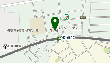 松飛台 出口1 タクシー乗り場の地図画像
