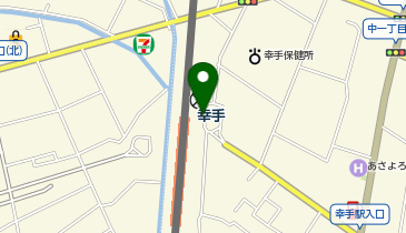 幸手 正面口 タクシー乗り場の地図画像