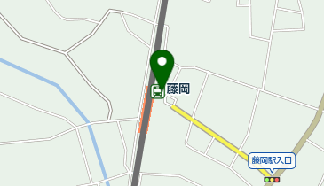 藤岡 改札前 タクシー乗り場の地図画像