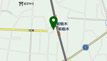 新栃木 西口 タクシー乗り場の地図画像