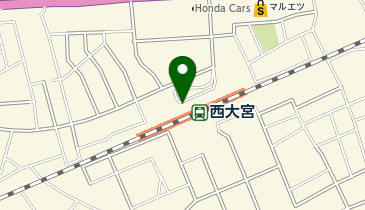 西大宮 北口 タクシー乗り場の地図画像