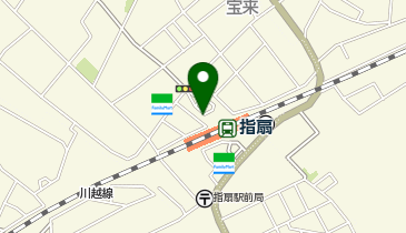 指扇 北口 タクシー乗り場の地図画像