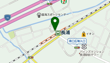 長浦(千葉県) 北口 タクシー乗り場の地図画像