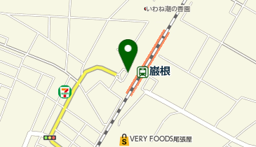 巌根 西口 タクシー乗り場の地図画像