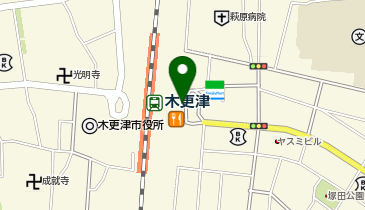 木更津 東口 タクシー乗り場の地図画像