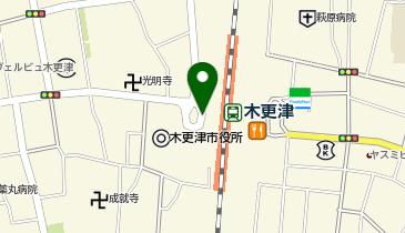 木更津 西口 タクシー乗り場の地図画像