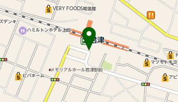 君津 南口 タクシー乗り場の地図画像