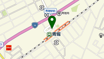 青堀 北口 タクシー乗り場の地図画像