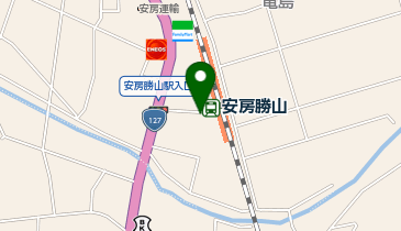 安房勝山 駅前広場 タクシー乗り場の地図画像