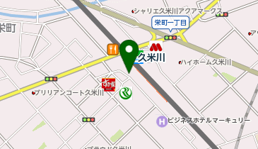 久米川 南口 タクシー乗り場の地図画像