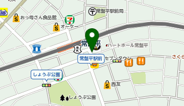 常盤平 南口 タクシー乗り場の地図画像