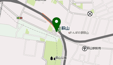 萩山 南口 タクシー乗り場の地図画像