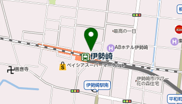 伊勢崎 北口 タクシー乗り場の地図画像