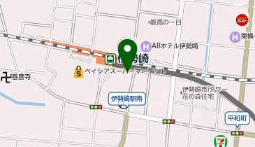 伊勢崎 南口 タクシー乗り場の地図画像