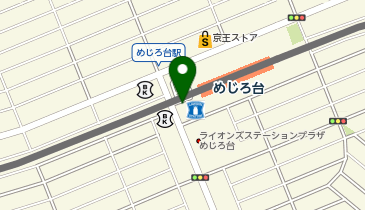 めじろ台 駅前ロータリー タクシー乗り場の地図画像