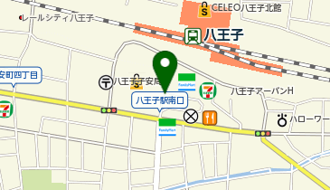 八王子 南口 タクシー乗り場の地図画像