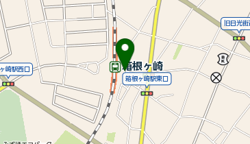 箱根ヶ崎 東口 タクシー乗り場の地図画像