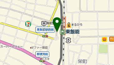 東飯能 西口 タクシー乗り場の地図画像