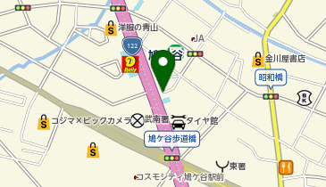 鳩ヶ谷 東口 タクシー乗り場の地図画像
