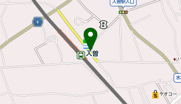 入曽 東口 タクシー乗り場の地図画像