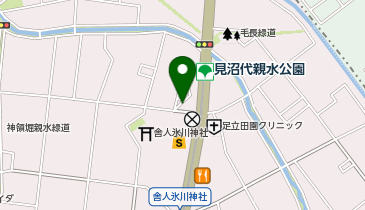 見沼代親水公園 西口 タクシー乗り場の地図画像