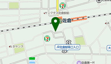 佐倉 南口 タクシー乗り場の地図画像