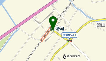 滑河 正面口 タクシー乗り場の地図画像