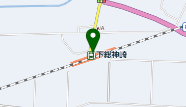 下総神崎 正面口 タクシー乗り場の地図画像